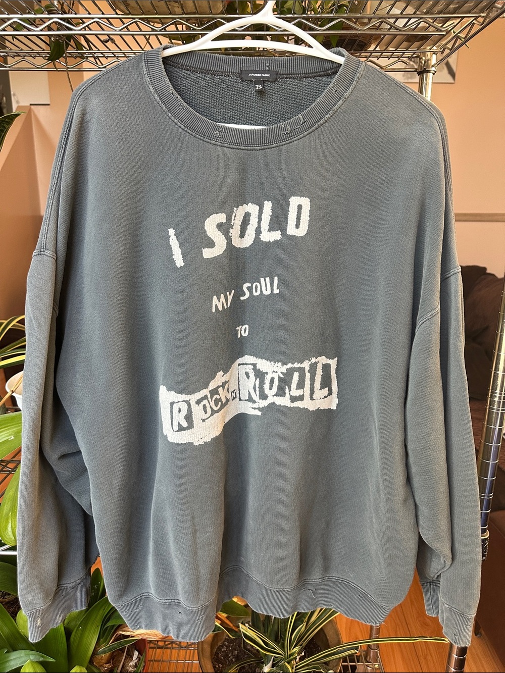 R13 I Sold My Soul Sweatshirt